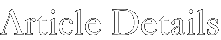 Article Details